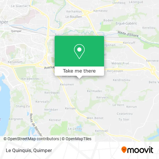 Le Quinquis map