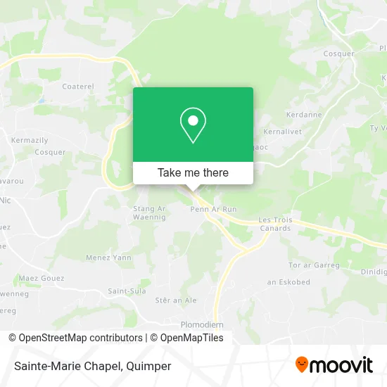 Sainte-Marie Du Menez Hom map