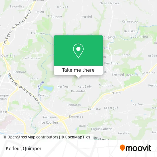 Kerleur map