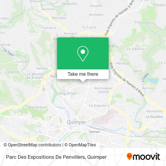 Parc Des Expositions De Penvillers map