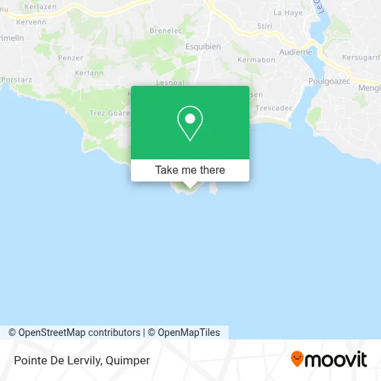 Pointe De Lervily map