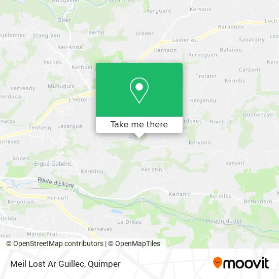Meil Lost Ar Guillec map