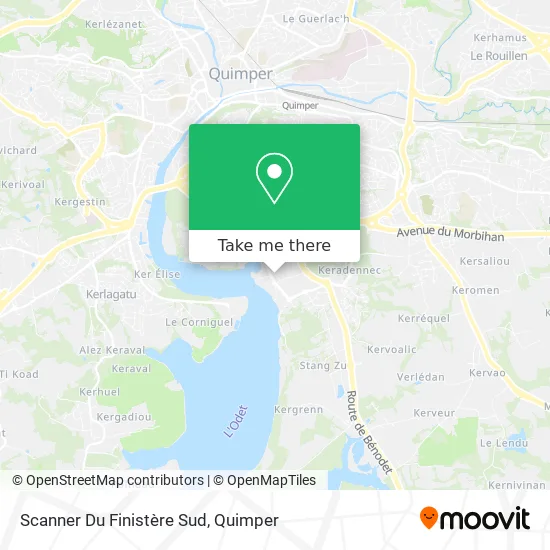 Scanner Du Finistère Sud map