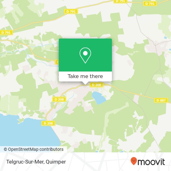 Mapa Telgruc-Sur-Mer