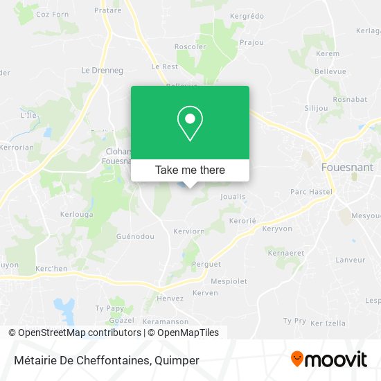 Métairie De Cheffontaines map