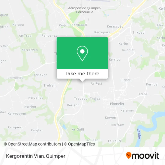 Kergorentin Vian map