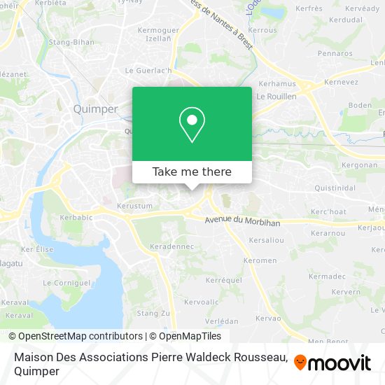 Maison Des Associations Pierre Waldeck Rousseau map