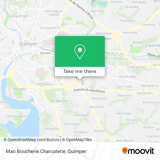 Mao Boucherie Charcuterie map