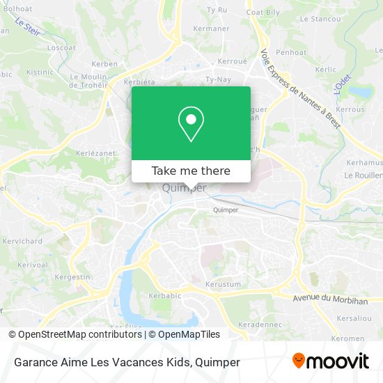 Garance Aime Les Vacances Kids map