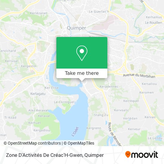 Zone D'Activités De Créac'H-Gwen map