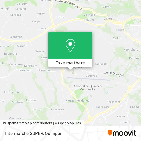 Intermarché SUPER map