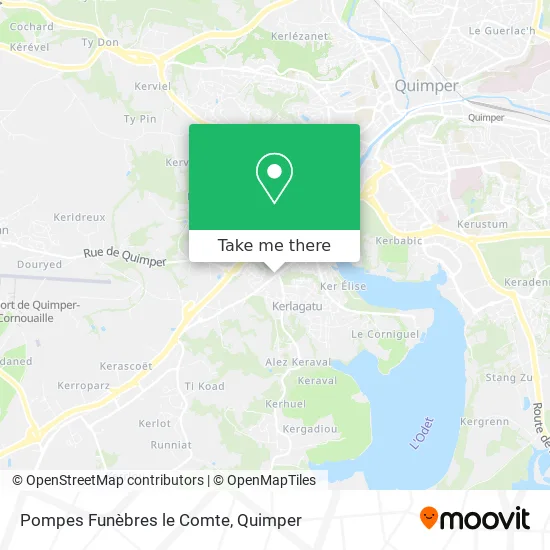 Pompes Funèbres le Comte map