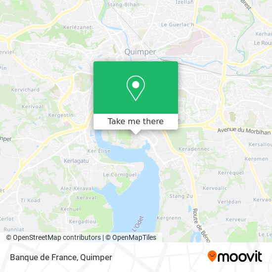 Mapa Banque de France