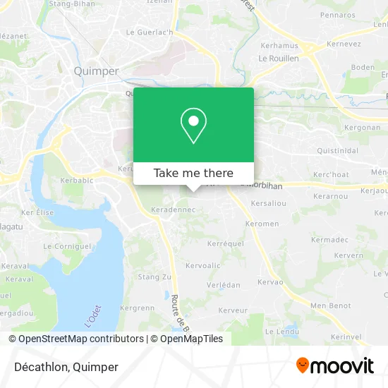 Décathlon map