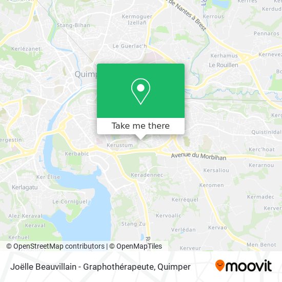 Joëlle Beauvillain - Graphothérapeute map