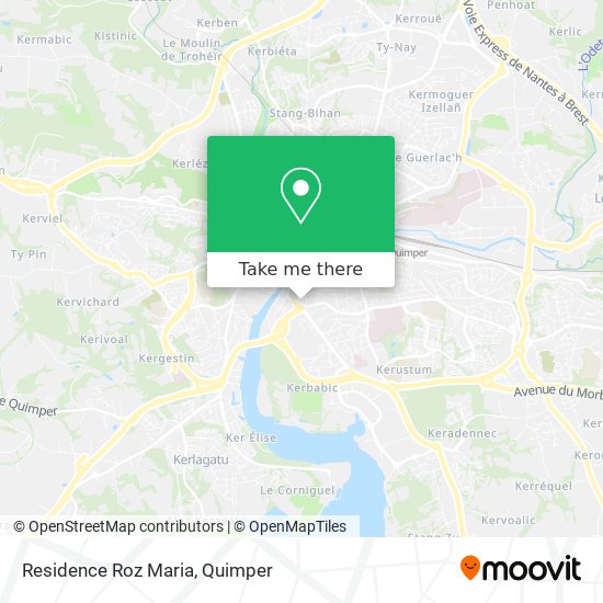 Residence Roz Maria map