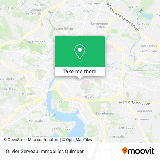 Olivier Serveau Immobilier map