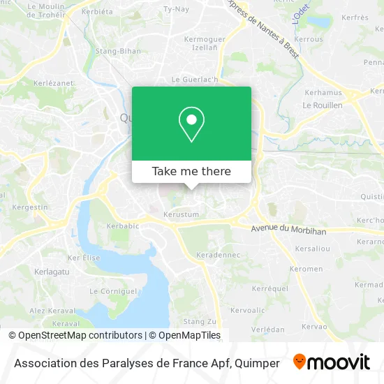 Association des Paralyses de France Apf map
