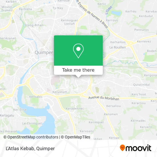 L'Atlas Kebab map
