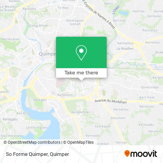 So Forme Quimper map