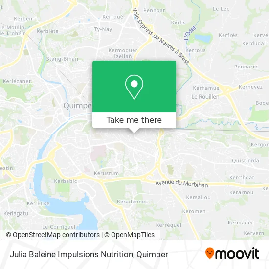 Julia Baleine Impulsions Nutrition map