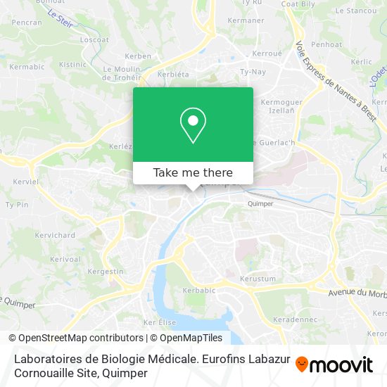 Laboratoires de Biologie Médicale. Eurofins Labazur Cornouaille Site map