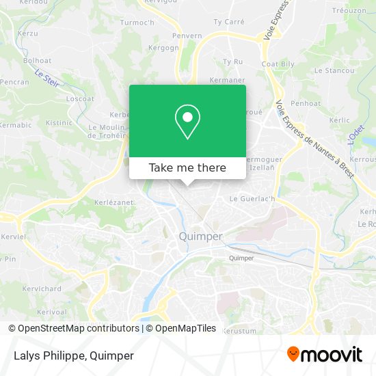 Lalys Philippe map