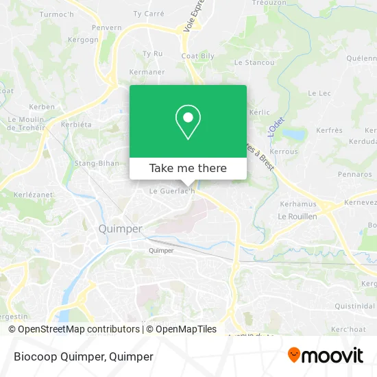 Biocoop Quimper map