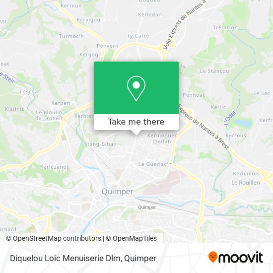 Diquelou Loic Menuiserie Dlm map