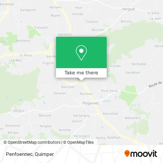 Penfoennec map