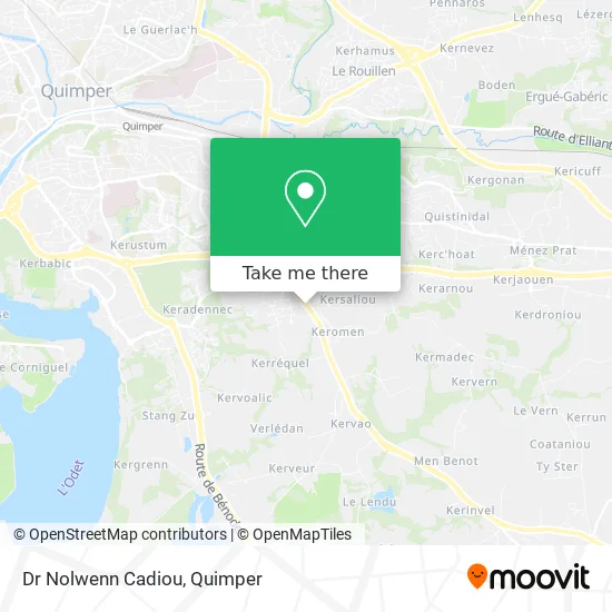 Dr Nolwenn Cadiou map