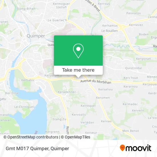 Gmt M017 Quimper map