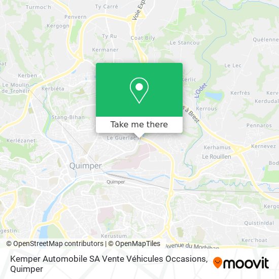 Kemper Automobile SA Vente Véhicules Occasions map