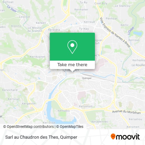Sarl au Chaudron des Thes map