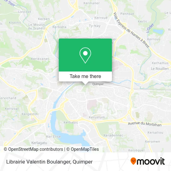 Librairie Valentin Boulanger map