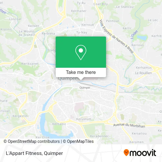 L'Appart Fitness map