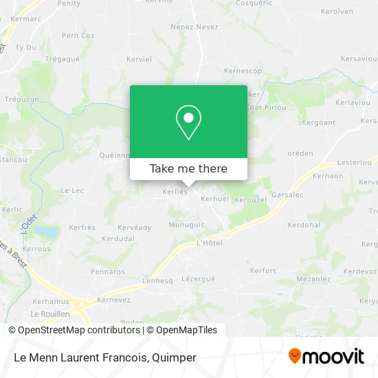 Le Menn Laurent Francois map