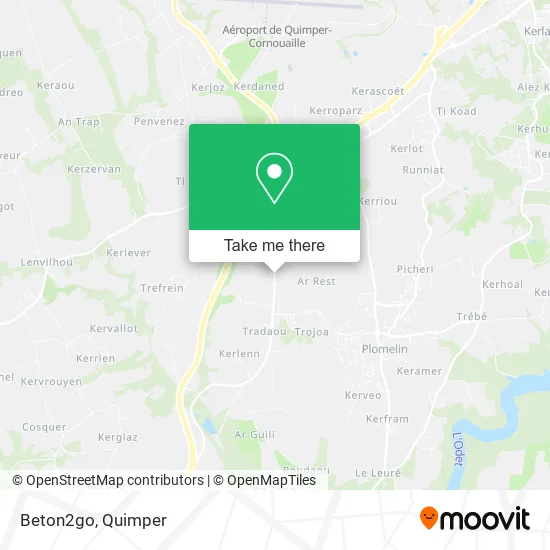Beton2go map