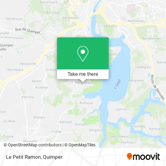 Le Petit Ramon map
