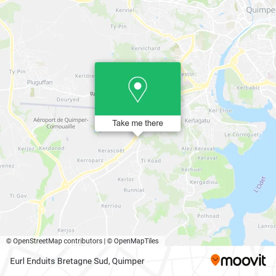 Eurl Enduits Bretagne Sud map