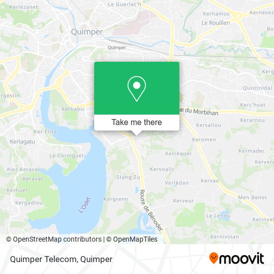 Quimper Telecom map