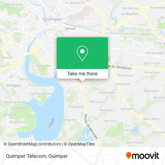 Quimper Telecom map