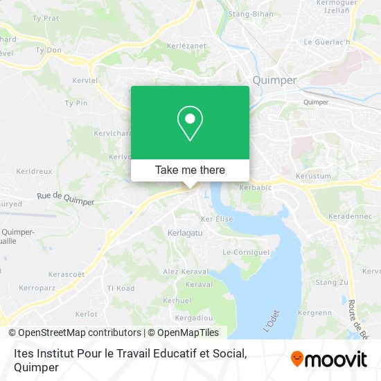 Ites Institut Pour le Travail Educatif et Social map