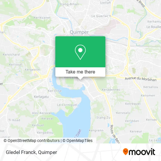 Gledel Franck map