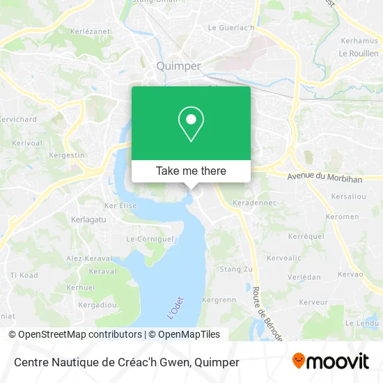 Centre Nautique de Créac'h Gwen map