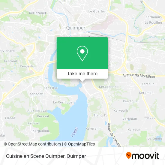 Cuisine en Scene Quimper map