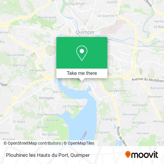 Plouhinec les Hauts du Port map