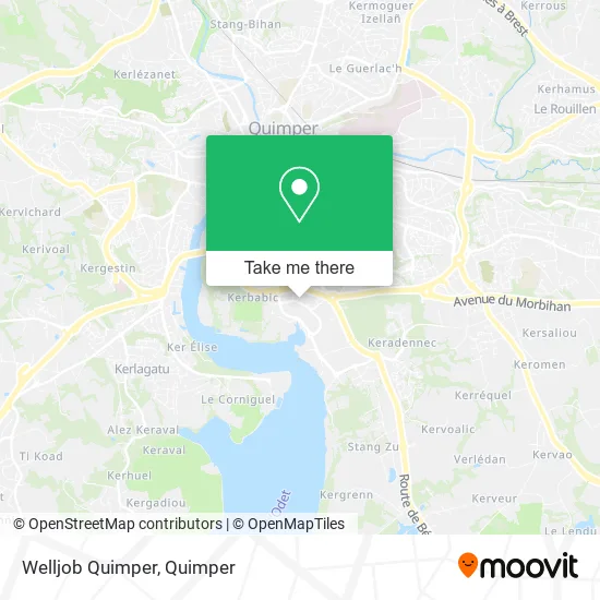 Welljob Quimper map
