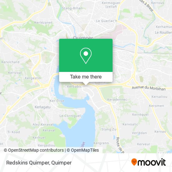 Redskins Quimper map