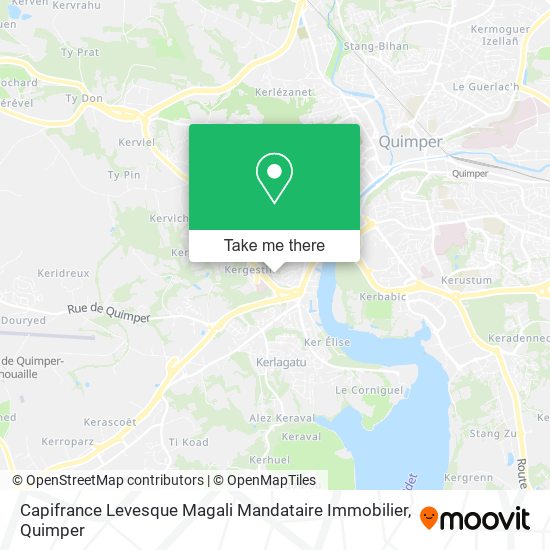 Mapa Capifrance Levesque Magali Mandataire Immobilier